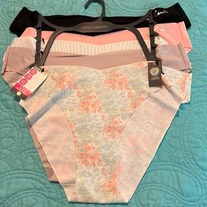 NWT Vince Camuto 5 pack no show Brazilian bikini XL